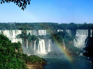 The stunning Iguazu Falls