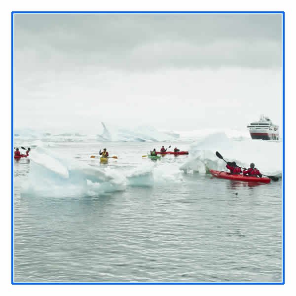 Kayaking in Antarctica